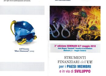 3° Edizione seminari  Strumenti finanziari dell’ UE per I paesi membri e in via di sviluppo in collaborazione con BEI ( Banca europea degli investimenti)